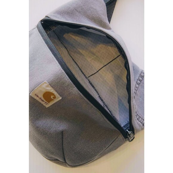 Rework Carhartt Denim Saddle Bag - Picture 3 of 6